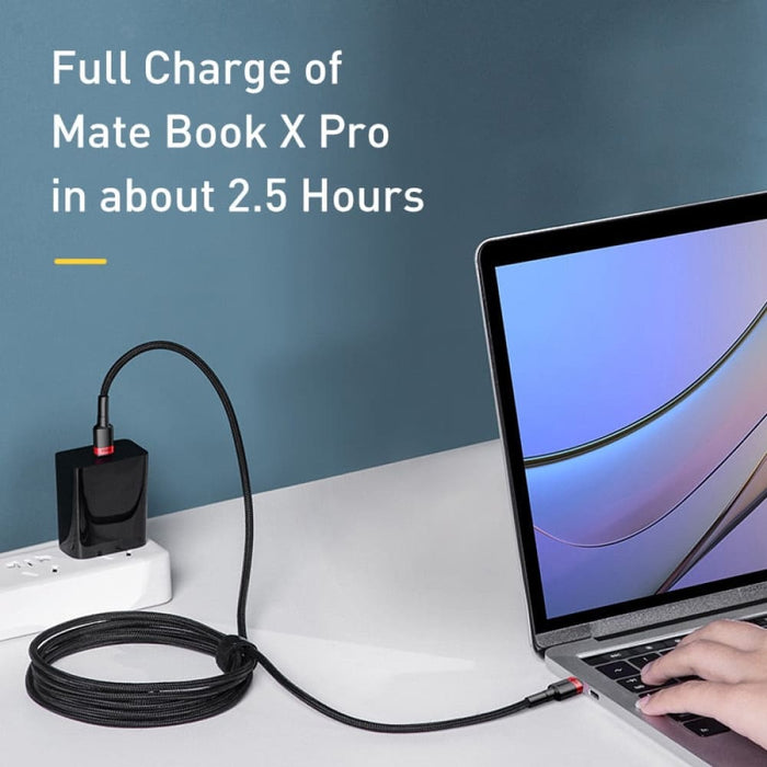 100w Usb c To Type 4.0 Fast Charging Cable For Macbook Pro