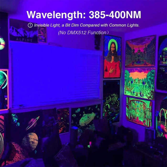 100w Led Waterproof 392nm Uv Black Light Stage Blacklight
