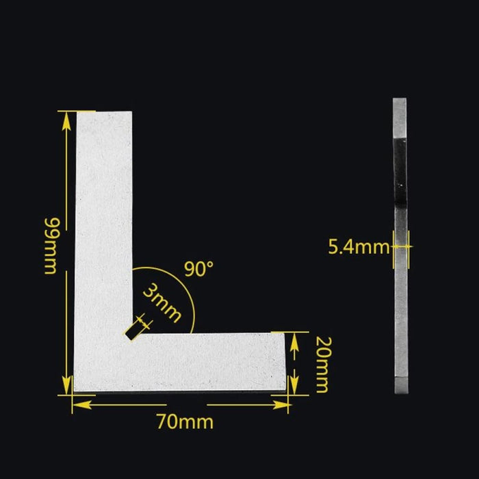 100x70cm Knife Angle Ruler 90 Degree High Precision Carbon