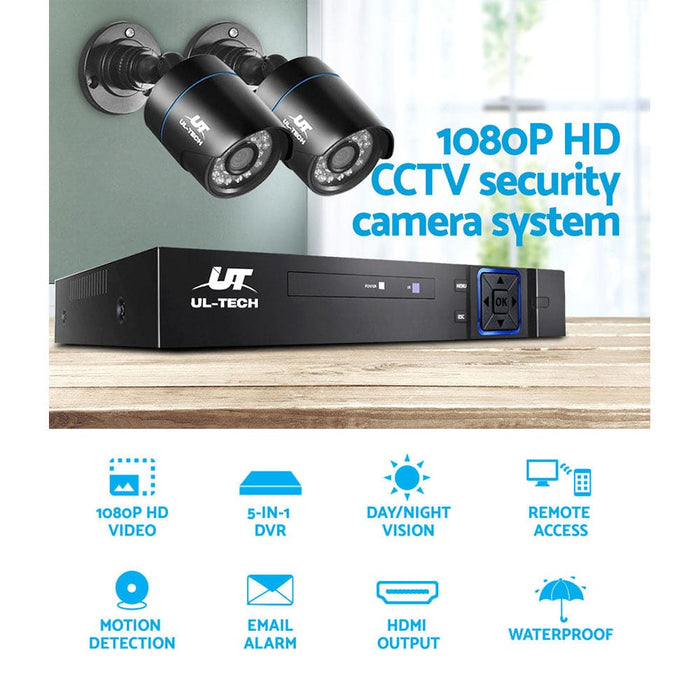 1080p Home Cctv Security Camera Hdmi Dvr Video Outdoor Ip