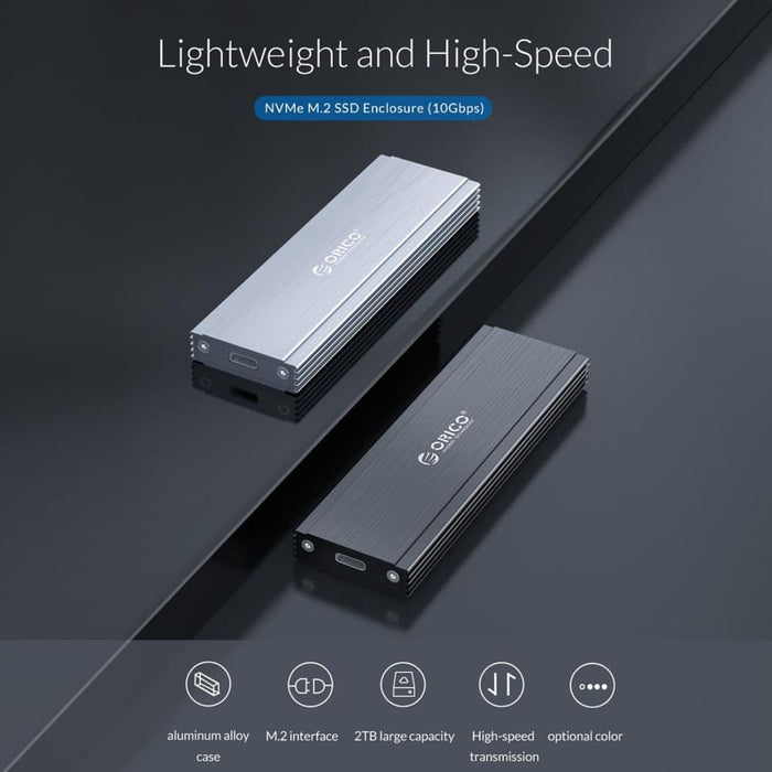 10gbps Nvme M.2 Ssd Enclosure In Red