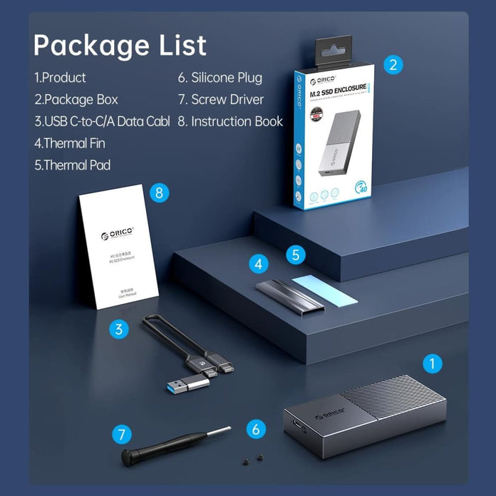 10gbps Usb c M.2 Nvme/ngff Ssd Enclosure