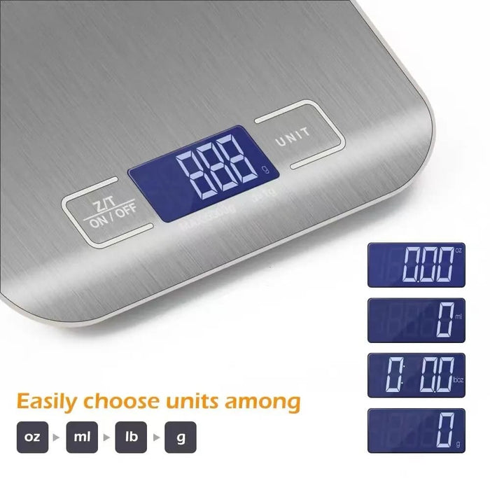 10kg Stainless Steel Kitchen Scale for Food Diet and Postal