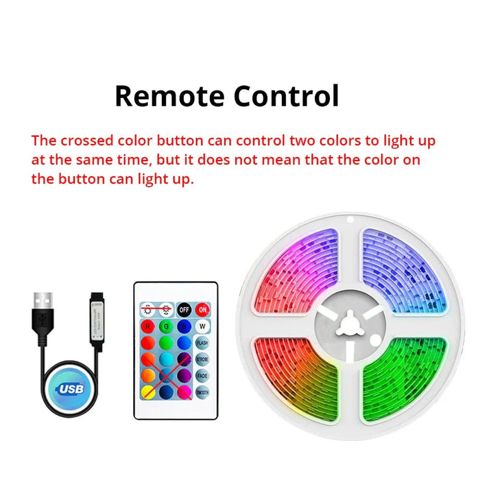 10m Rgb Led Strip Light With Remote Control