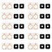 10pcs Back Camera Lens Cover With Sticker For G850