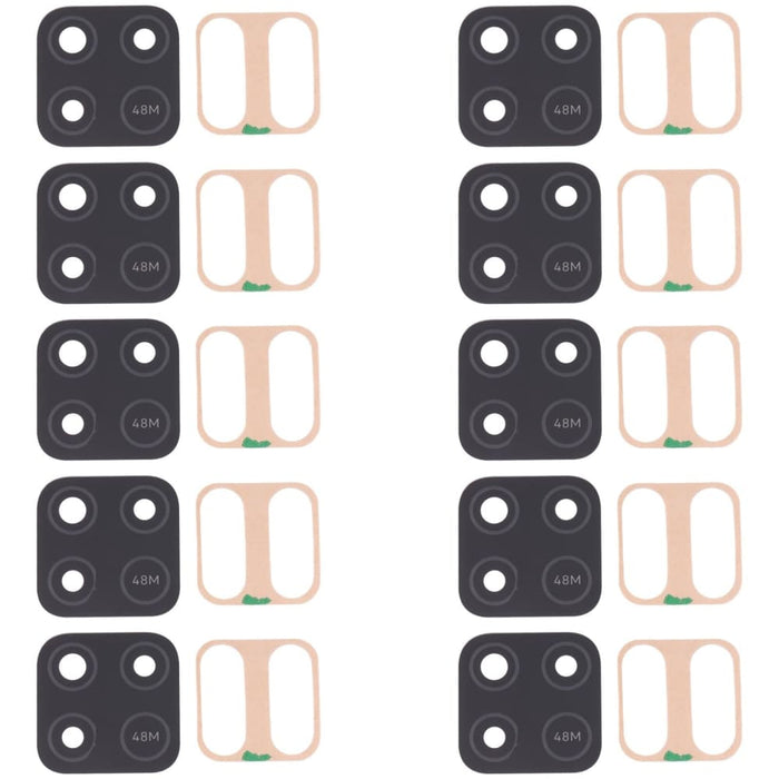 10pcs Back Camera Lens For Infinix Hot 10s/hot 10t X689b