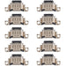 10pcs Charging Port Connector For Samsung Sm A525f/ds