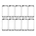 10pcs Front Housing Adhesive For Galaxy J3 2016 / J320