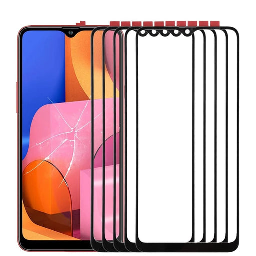 10pcs Front Screen Outer Glass Lens For Samsung Galaxy A20s