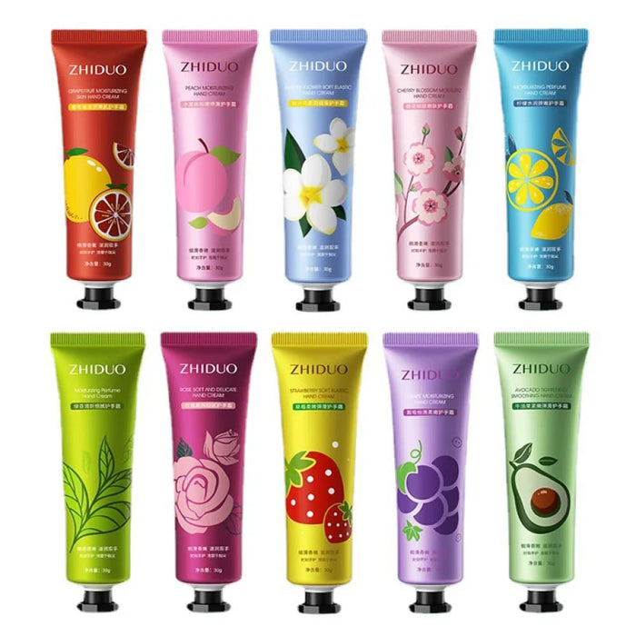 10pcs Fruit And Flower Fragrance Moisturizing Refreshing