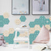 10pcs Multi Colour Tile Set Hexagon Decoration Decal