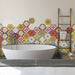 10pcs Multi Colour Tile Set Hexagon Decoration Decal Self