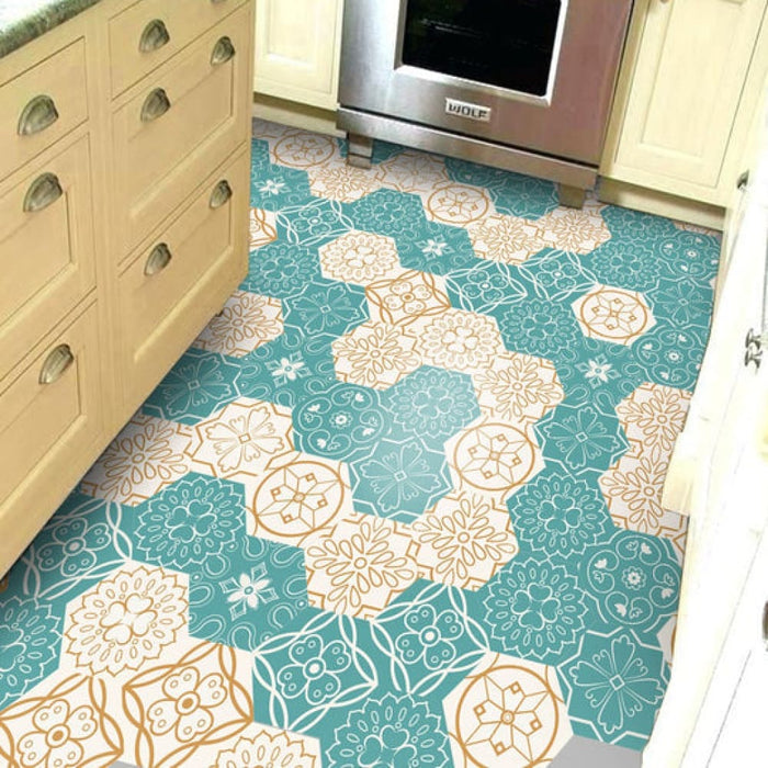 10pcs Multi Colour Tile Set Hexagon Decoration Decal