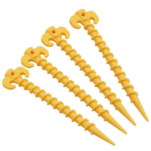 10pcs Plastic Camping Tents Ground Support Screw Nail Stake
