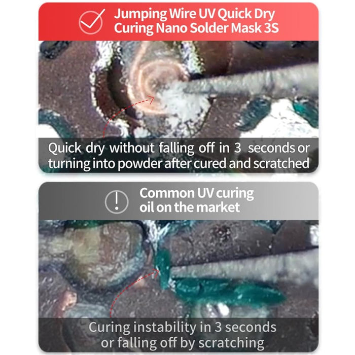 10pcs Qianli Mega Idea Nano Solder Mask 3s Jump Wire Uv Dry