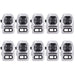 10pcs Rear Camera Lens Cover With Flashlight Bracket