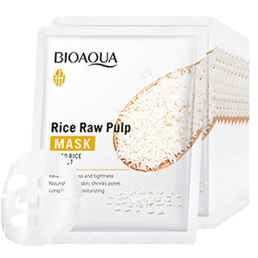 10pcs Rice Raw Pulp Moisturizing Hydrating Firming Korean