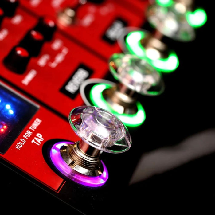 10pcs Shrooms Footswitch Toppers Electric Guitar Effect