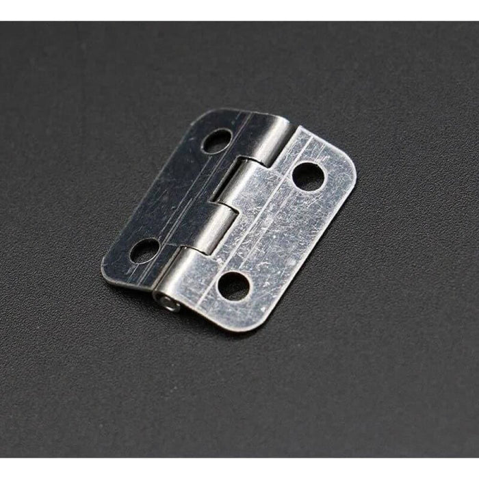 10pcs Silver Mini Door Hinges Cabinet Drawer Jewellery Box