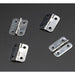 10pcs Silver Mini Door Hinges Cabinet Drawer Jewellery Box