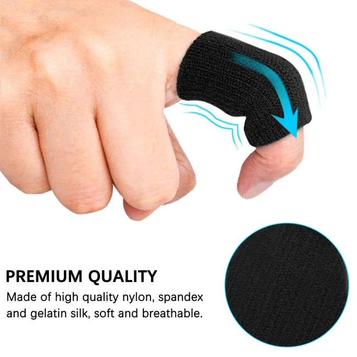 10pcs Soft Comfortable Finger Brace Splint Sleeves for Men