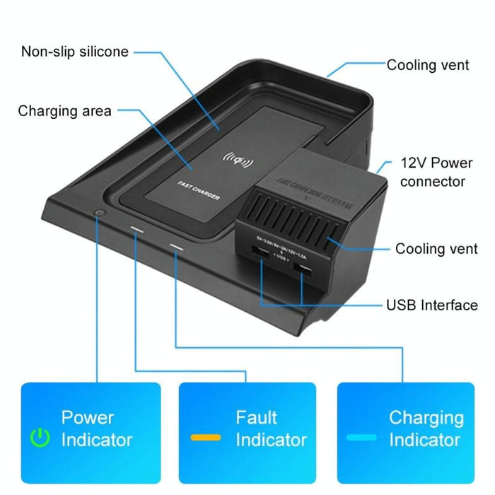 10w Wireless Charger For Honda Avancier/urv