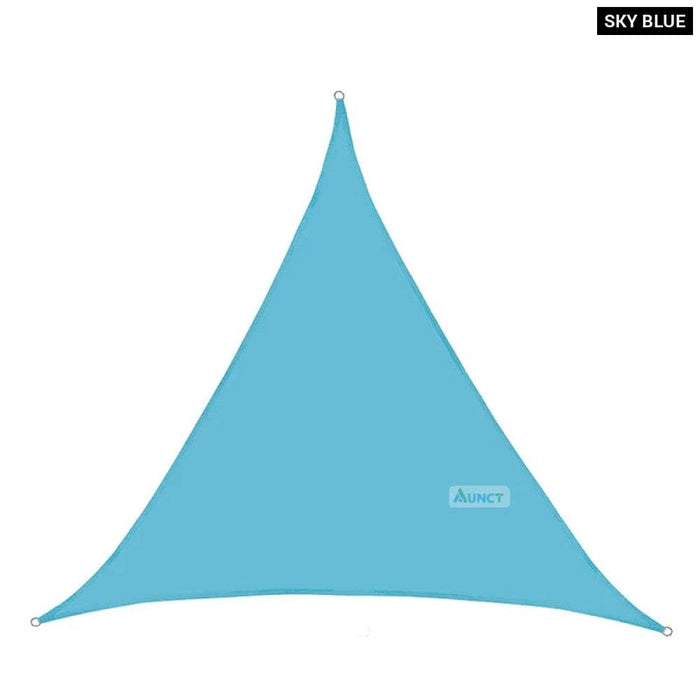 10‘x10’x10ft Triangle Waterproof Shade Sail Awning Outdoor