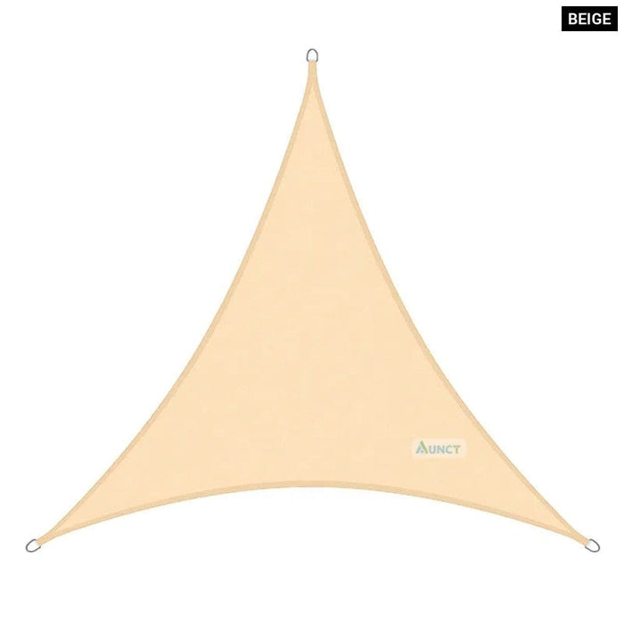 10‘x10’x10ft Triangle Waterproof Shade Sail Awning Outdoor