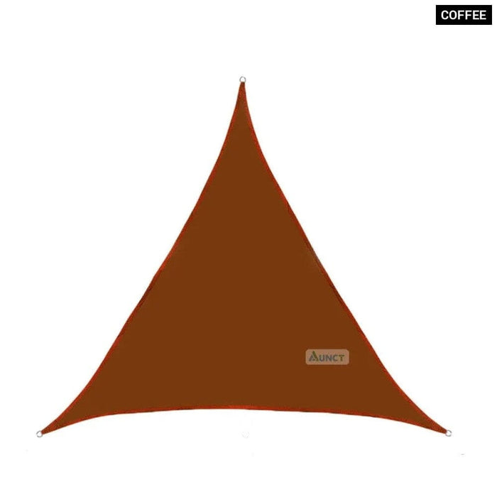 10‘x10’x10ft Triangle Waterproof Shade Sail Awning Outdoor