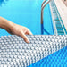 10x4.7m Real 400 Micron Solar Swimming Pool Cover Outdoor