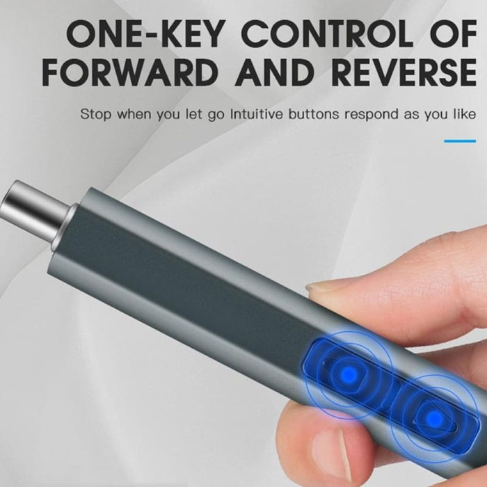 11 In 1 Rechargeable Mini Electric Screwdriver Set With 3