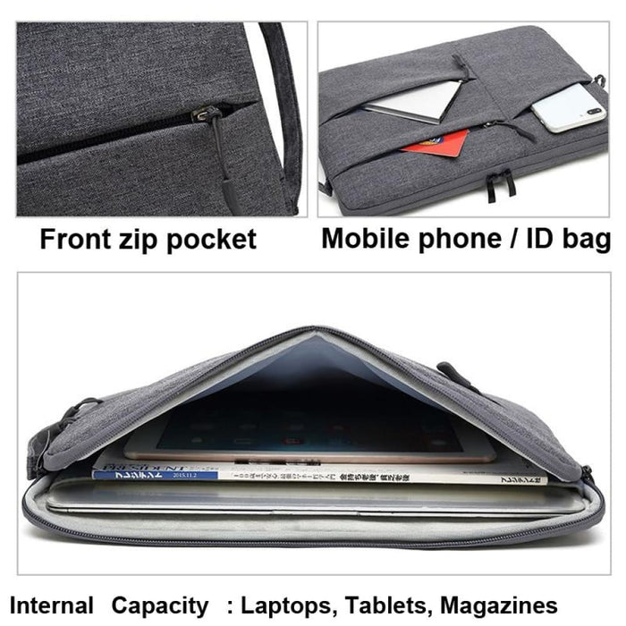 11.6 Inch Polyester Business Laptop Liner Bag With Zipper