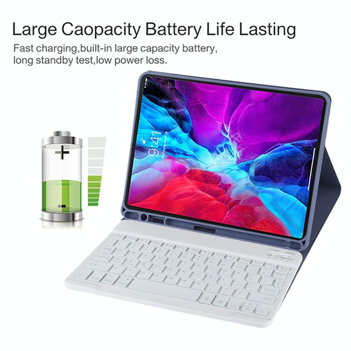 11 Inch Bluetooth Tablet Case With Backlight And Pen Slot