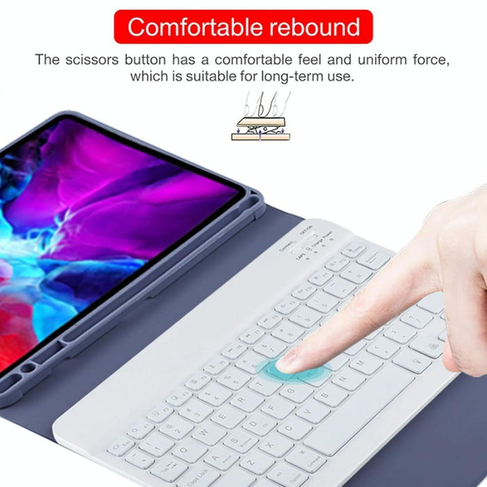 11 Inch Bluetooth Tablet Case With Backlight And Pen Slot