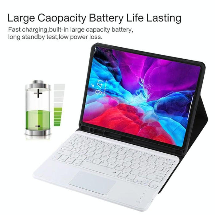 11 Inch Bluetooth Tablet Case With Touchpad And Pen Slot