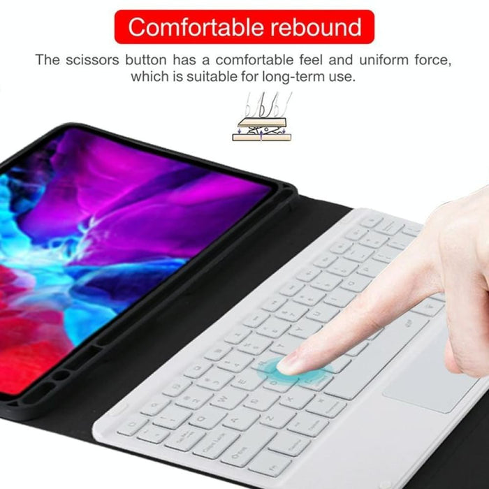 11 Inch Ipad Pro Detachable Bluetooth Case With Backlight
