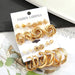 11 Piece Fashion Earring Set With Zinc Alloy Faux Pearl