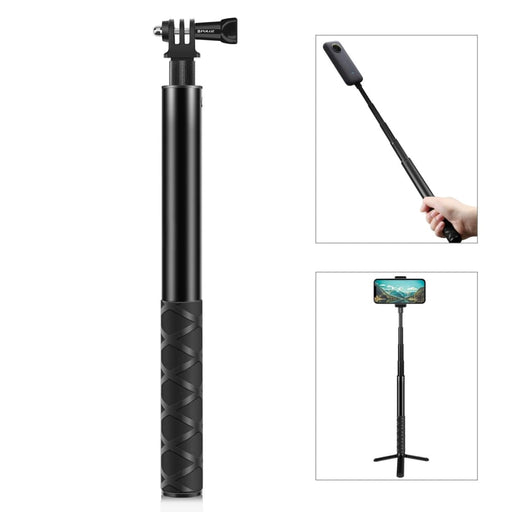 110cm Metal Selfie Stick Monopod with Invisible Adapter