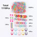 1110pcs Hair Accessory Set for Girls Elastic Bands Hairpins