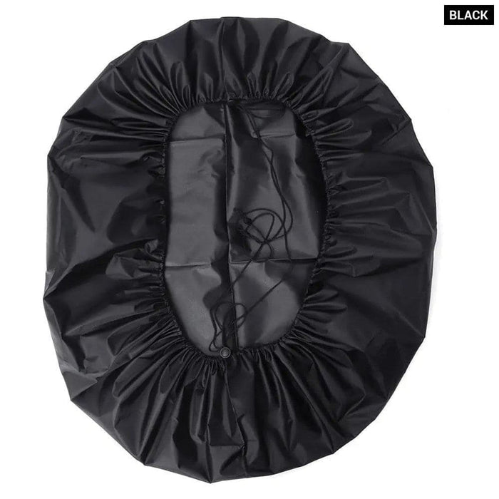 112cm Outdoor Black Round Waterproof Bbq Grill Dust Cover