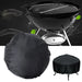 112cm Outdoor Black Round Waterproof Bbq Grill Dust Cover