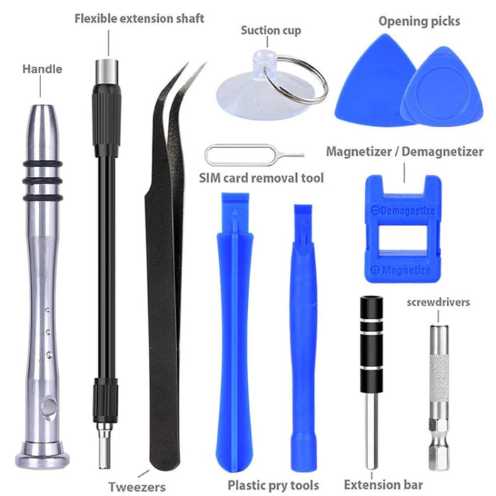 115 In 1 Metal Handle Screwdriver Repair Tools Kit