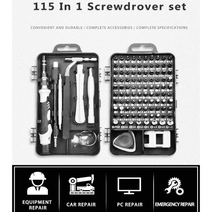 115 Piece Precision Screwdriver Mobile Phone Computer