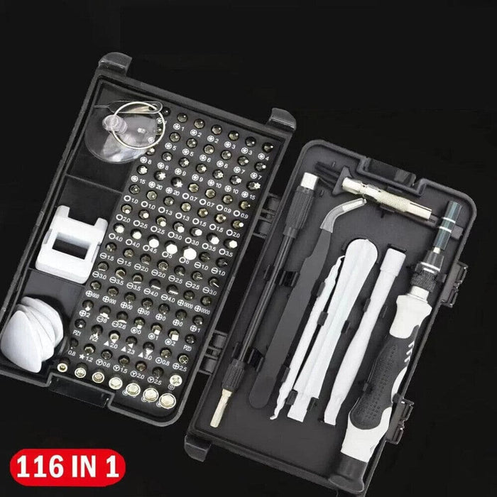 116 Piece Magnetic Screwdriver Set for Iphone Watch Glasses