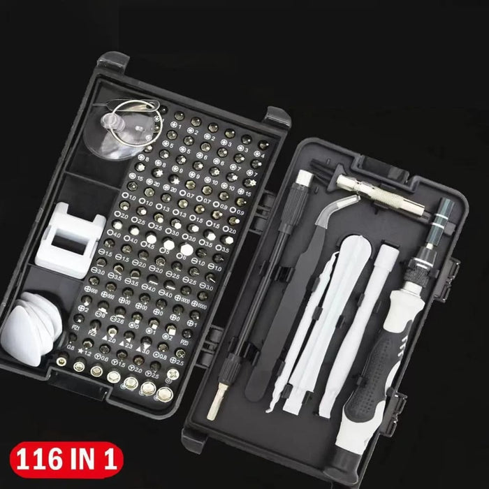 116 Piece Magnetic Screwdriver Set For Phone Pc Watch