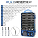 117 in 1 Magnetic Screwdriver Set for Repairing 98 Bits