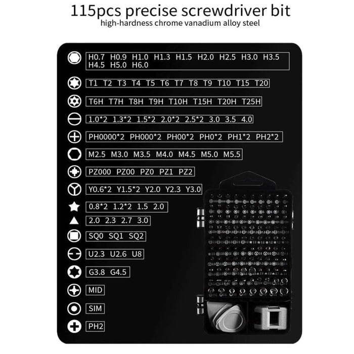 117 In 1 Screwdriver Set For Watch Game Console