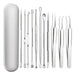 11pcs Blackhead Remover Set Acne Needle Pore Cleaner Skin