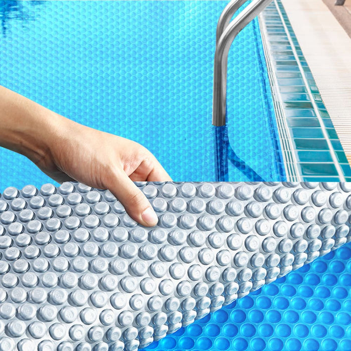 11x4.8m Real 400 Micron Solar Swimming Pool Cover Outdoor