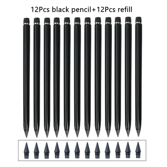12/13 Colours Writing Pencil Set with Refills no Ink